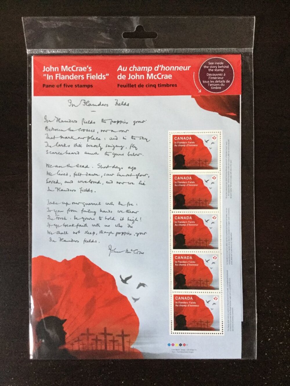 In Flanders Fields Commemorative Stamps